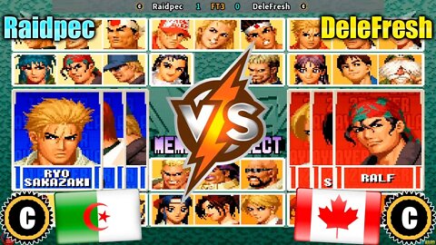 The King of Fighters '96 (Raidpec Vs. DeleFresh) [Algeria Vs. Canada]