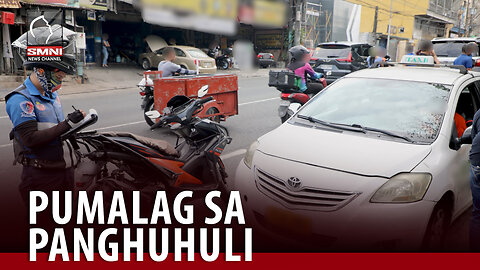 Ilang motorista na hindi umano dumaan sa EDSA busway, pumalag sa panghuhuli ng mga awtoridad