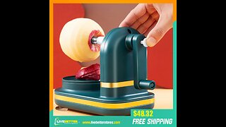 Automatic Rotating Apple Machine Peeler Hand-cranked