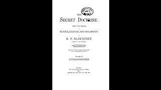 Secret Doctrine: The Synthesis - SCIENCE, RELIGION, AND PHILOSOPHY - H.P. BLAVATSKY, Volume 2