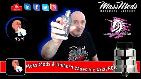 Mass Mods & Unicorn Vapes Inc Axial RDA from the never got a review.