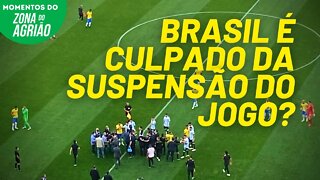 A possibilidade do Brasil perder pontos por invasão do gramado | Momentos do Na Zona do Agrião