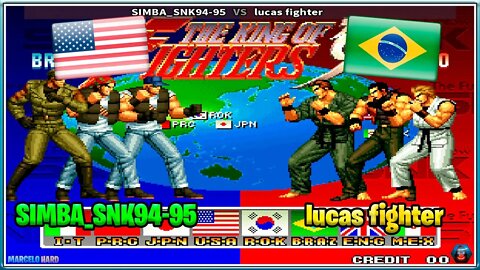 The King of Fighters '94 (SIMBA_SNK94-95 Vs. lucas fighter) [U.S.A Vs. Brazil]