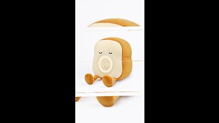 Plush Toast Alarm Clock