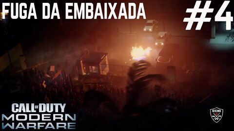 Call of Duty Modern Warfare #4 FUGA da EMBAIXADA - PS4 - 1080p 60fps #callofduty #modernwarfare #cod