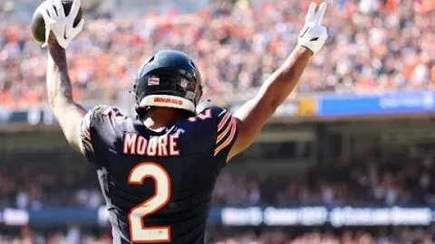 DJ Moore Career High Game | 230 yds 3 TD | #nfl #bears #fields #chicagobears