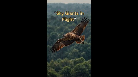 . "Sky Giants: The Majestic Cinereous Vulture"
