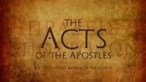 Sunday Night Bible Study. The book of Acts!