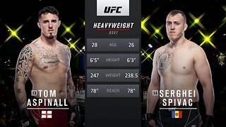 Tom Aspinall vs Serghei Spivac | FREE FIGHT | UFC London