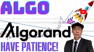 Algorand ALGO - Be Consistent With Your Setup. If The Setup Isn't There, Do Nothing! Patience is 🔑