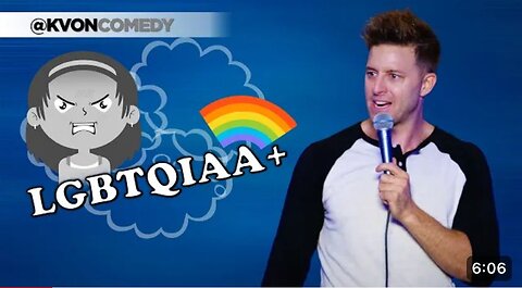 LGBTQiAA+ Lady Gets Mad At Comedian (K-von laughs) standup comedy video