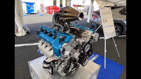 Hydrogen Fueled V8 Engine Honda Toyota Japan