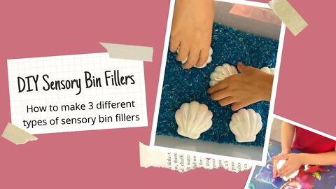 DIY sensory fillers