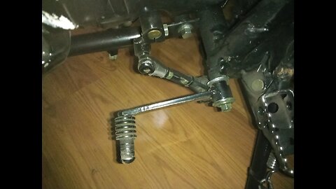 Magician 250 shift linkage temporary fix - motorcycle Hawk 250 TBR7 CG250