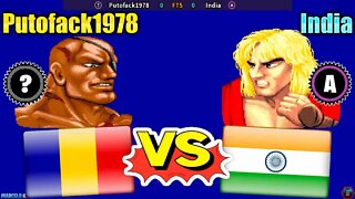 Street Fighter II': Hyper Fighting (Putofack1978 Vs. India) [Romania Vs. India]
