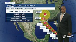 Ida expected to strengthen into a hurricane this weekend