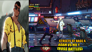 Streets Of Rage 4: Adam Vs Mr Y (Boss Battle)