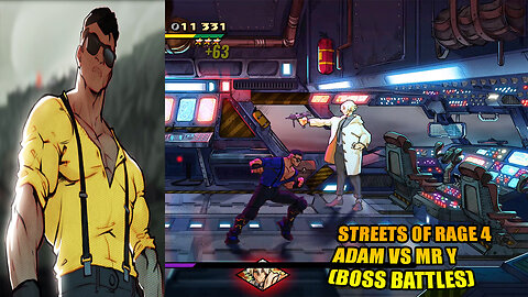 Streets Of Rage 4: Adam Vs Mr Y (Boss Battle)