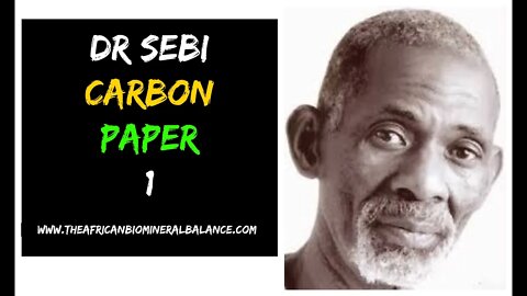 DR SEBI CARBON PAPER 1 (FULL)**