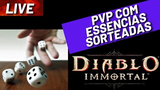 (LIVE) Diablo Immortal - Vou usar essencias aleatorias no PVP xD
