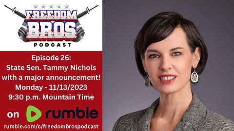 Episode 26: Sen. Tammy Nichols Major Announcement