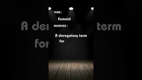 Who is a Femoid? #manosphere #strength #motivation