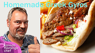 How to make a Greek Gyro Sandwich at home -- SUPER EASY RECIPE