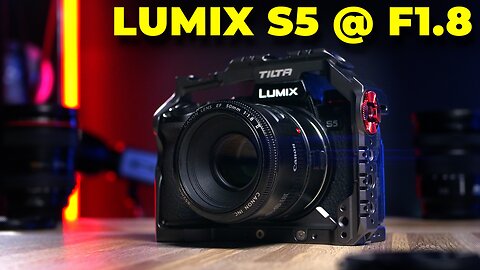 Lumix S5 @F1.8 + Canon 50mm F1.8 | Talk to Camera Example