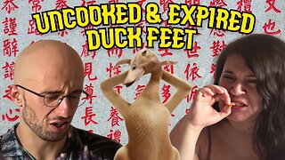 EATING RAW, EXPIRED DUCK FEET