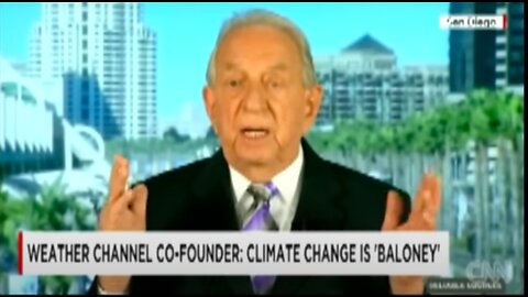 Coleman Weather Channel Founder states Climate Change is baloney on CNN! Hear him stand up to them!