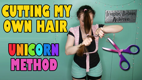 How to Cut Your Own Hair - The Unicorn Method (BeautyChrist) l Kati Rausch