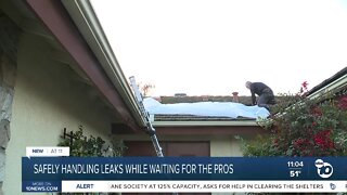 Local roofing company explains what you can do to protect home with leaky roof