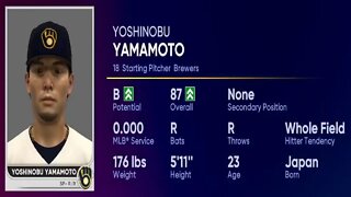 How To Create Yoshinobu Yamamoto MLB The Show 22