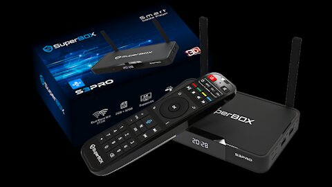 The All NEW Superbox S3PRO with Smart Remote.