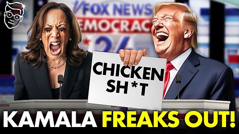 Trump Campaign Officially Calls Kamala 'Chicken Sh*t' For REFUSING To Debate Trump LIVE on Fox News