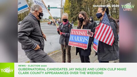 Gubernatorial candidates Jay Inslee and Loren Culp make Clark County appearances over the weekend