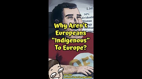 Why Aren't Europeans "Indigenous" To Europe? #shorts