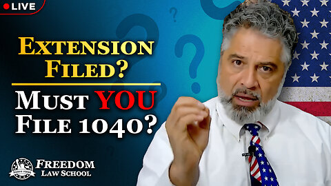 If I filed an IRS extension to file a 1040 Form, am I required to file by October 15th?