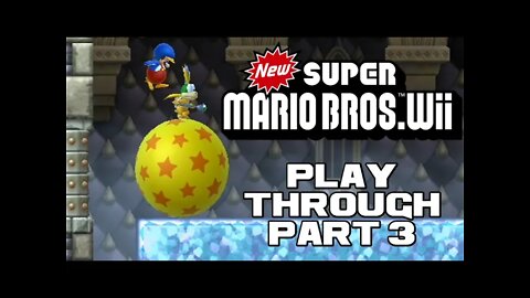 New Super Mario Bros. Wii - Part 3 - Nintendo Wii Playthrough 😎Benjamillion