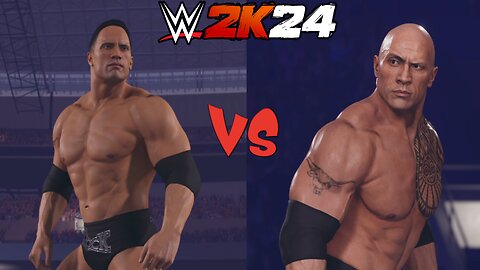 WWE 2K24: The Rock 01 VS The Rock