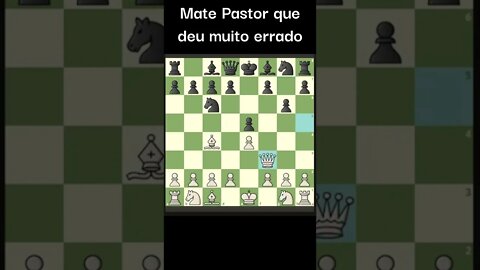 MATE PASTOR QUE DEU MUITO ERRADO BAKA MITAI #Shorts #Xadrez #Chess #Ajedrez