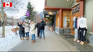 Banff Live SnowDays Festival Walk Bear Street and Banff Avenue - January 2024 Canada travel