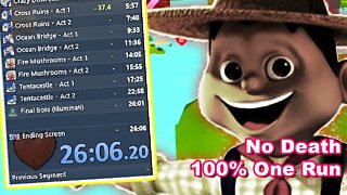 Miner Ultra Advanture 2 - Speedrun (No Death/100% One run) Test - 26:06 - Darketz