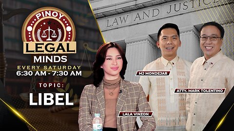 LIVE: Pinoy Legal Minds | November 11, 2023