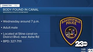 Body found in canal on Wednesday