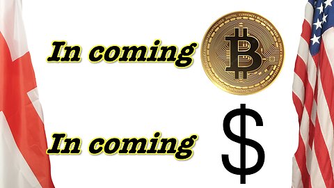 In coming Bitcoin, In coming Fiat Currency.