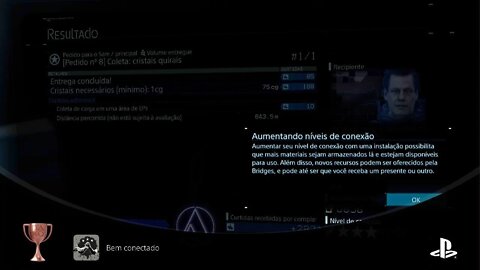 Bem conectado - Atinja o nível de conexão três com uma instalação - DEATH STRANDING