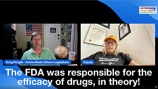 FDA was supposed to be responsible for drug efficacy.