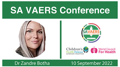 Dr. Zandre Botha with SAVAERS - Conference 10th September 2022