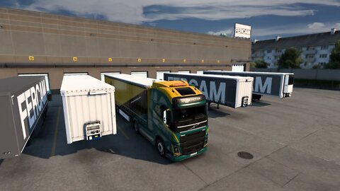 Eurotrucksimulator 2. Mit dem LKW durch Europa Auf der Pro Mod mit guter Musik.